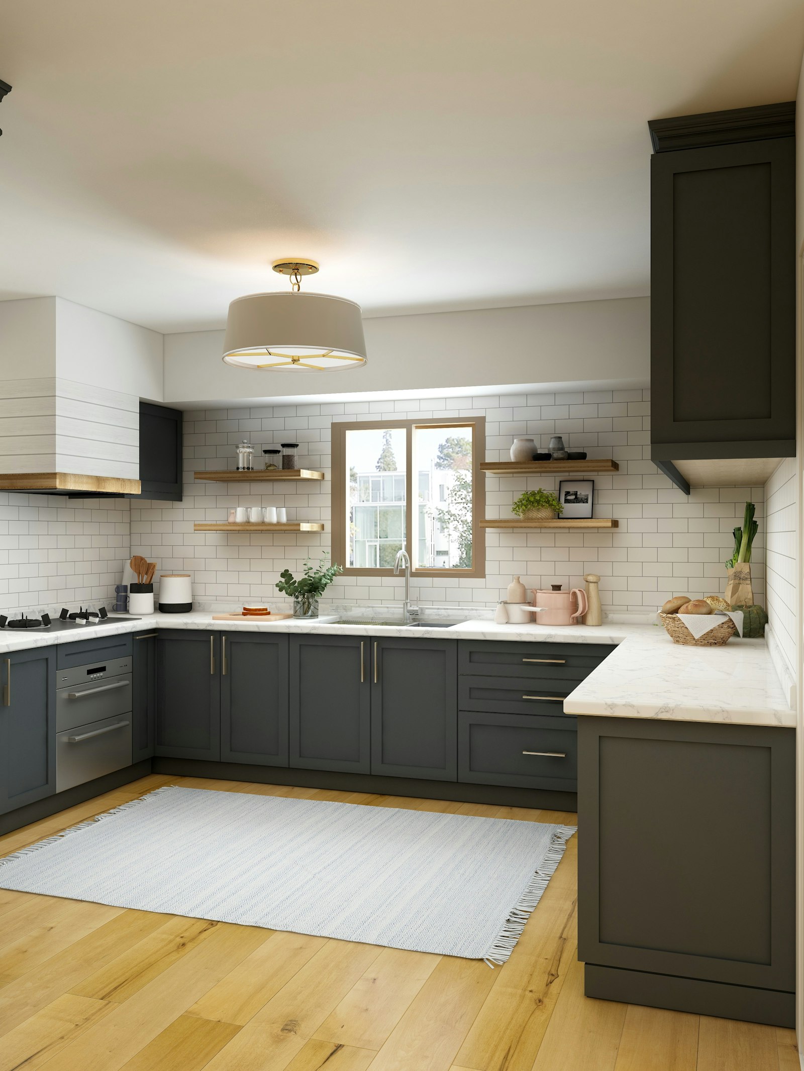 Custom kitchen in a newly built home